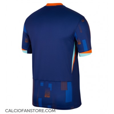 Maglia Calcio Paesi Bassi Seconda Divisa Europei 2024 Manica Corta Maglia Calcio Paesi Bassi Seconda Divisa Europei 2024 Manica Corta